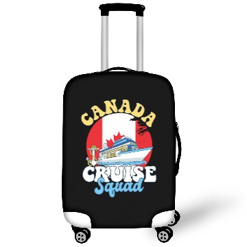 Discover Canada Cruise Squad Family Vacation Trip Luggage Covers