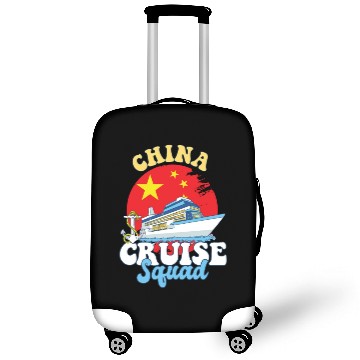 Discover China Cruise Squad Family Vacation Trip Luggage Covers