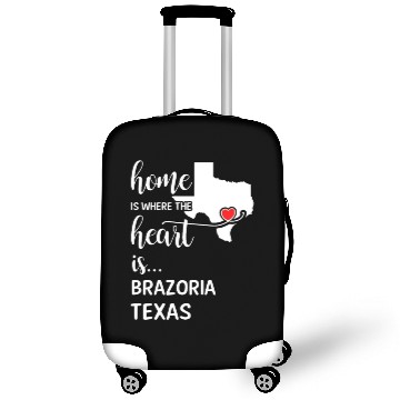 Discover Brazoria County Texas Is Where My Heart Is Gift Luggage Covers