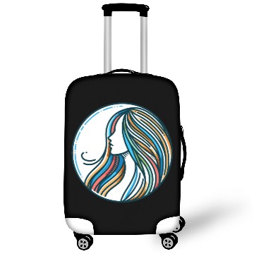 Discover Woman, Spectrum of Serenity Luggage Covers