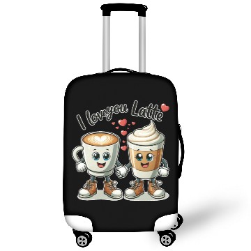 Discover The perfect Valentine's Day gift I love you latte Luggage Covers