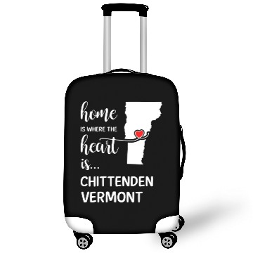 Discover Chittenden County Vermont Is Where My Heart Is Luggage Covers