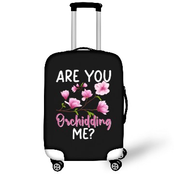 Discover Funny Houseplant Orchid Gardening Luggage Covers