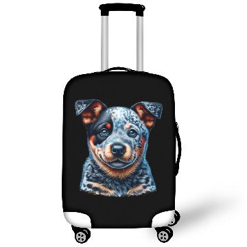 Discover Playful Cattle Pup - Australian Cattle Dog Puppy Luggage Covers