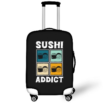 Discover Sushi Delicious Kawaii Cuisine Luggage Covers