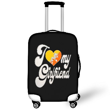 Discover BhutanI Love My Bhutanese Girlfriend Luggage Covers