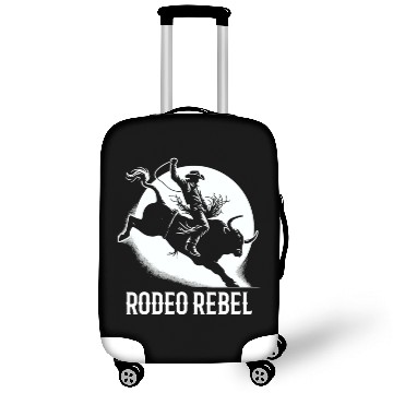 Discover Rodeo Bull Riding Livestock Show Farmer Cattle Luggage Covers