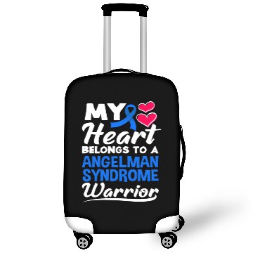 Discover My Heart Warrior Angelman Syndrome Awareness Luggage Covers