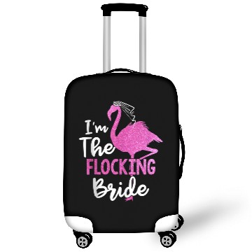 Discover I'm The Flocking Bride Flamingo Bachelorette Party Luggage Covers