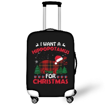 Discover I Want A Hippopotamus For Christmas Luggage Covers