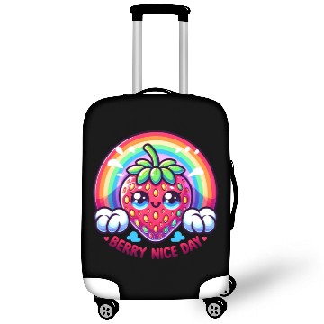 Discover Cute Strawberry, Strawberry Lover, Rainbow Berry Luggage Covers