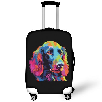 Discover Watercolor Colorful Irish Water Water Spaniel Luggage Covers