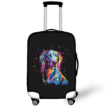 Discover Watercolor Colorful Louisiana Catahoula Luggage Covers
