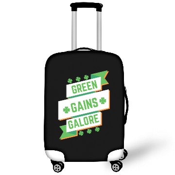 Discover Green Gains Galore Fitness Luggage Covers