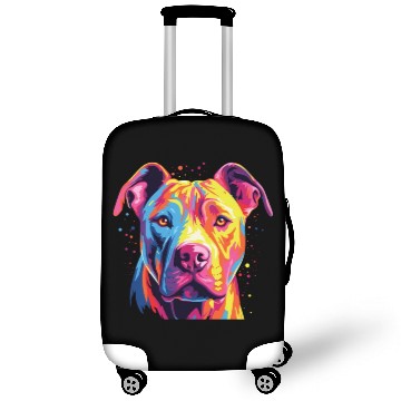 Discover Watercolor Colorful Dogo Argentino Luggage Covers