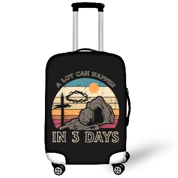 Discover A Lot Can Happen In 3 Days Easter Religious Women Luggage Covers
