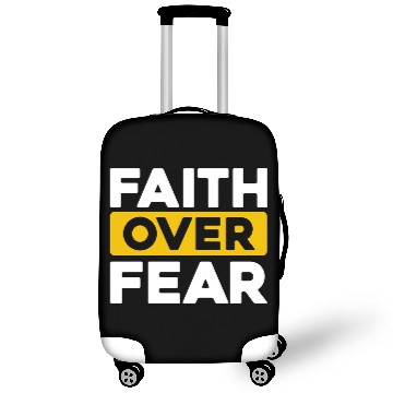 Discover Faith Over Fear: Inspiring Confidence in Every Des Luggage Covers