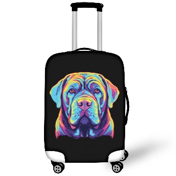 Discover Watercolor Colorful Neapolitan Mastiff Luggage Covers