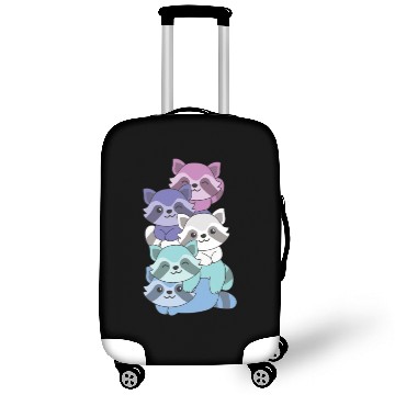 Discover Spectrasexual Flag Pride Lgbtq Cute Raccoon Luggage Covers