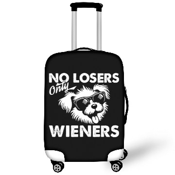 Discover No Losers Only Wieners Dog Luggage Covers