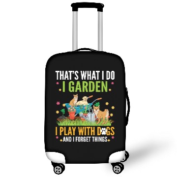 Discover Garden Play With Dogs Gardening Luggage Covers