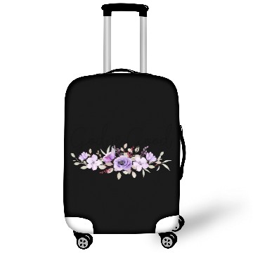 Discover Christian Quote, God is Good Flowers Luggage Covers