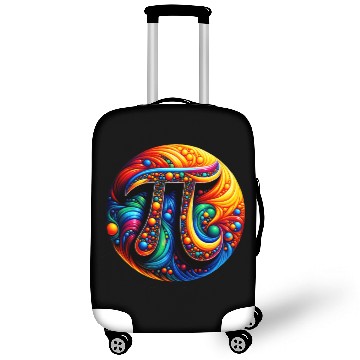 Discover Pi Day Nerd Geek Love Math Pi Symbol Kids Men Luggage Covers