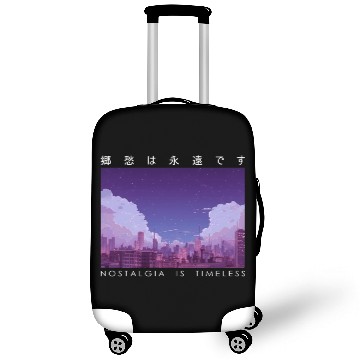 Discover Nostalgia Is Timeless Retro Japanese Vintage Stree Luggage Covers