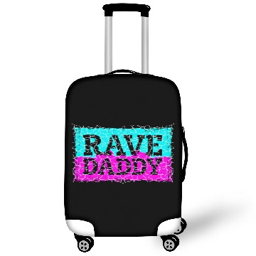 Discover Rave Daddy EDM Techno Music Raver Party Festival Luggage Covers