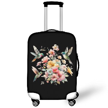 Discover Hummingbird Nature Lover Spring Wildlife Vintage Luggage Covers