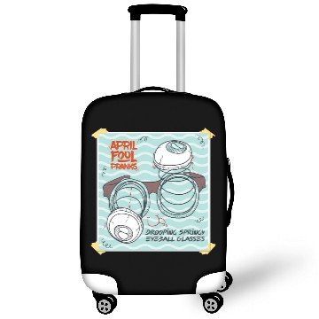 Discover April Mob Fool Pranks Fake Eyeball Scary For Fun Luggage Covers