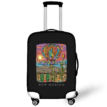 Discover Albuquerque New Mexico NM Desert Oasis SD528 Luggage Covers