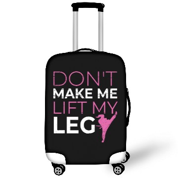 Discover Funny karate girl martial arts Luggage Covers