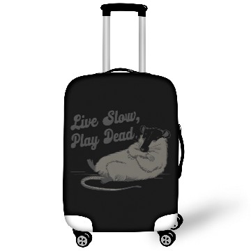 Discover Funny Possum Live slow play dead Street Cat Luggage Covers