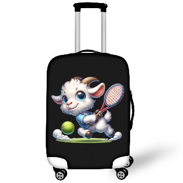 Discover Goat Tennis Player Court Match Design Luggage Covers
