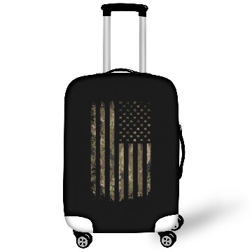 Discover Camo American Flag Usa Military Tactical Luggage Covers