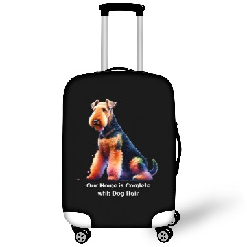Discover Airedale Terrier: Our Home is Complete .. Dog Hair Luggage Covers