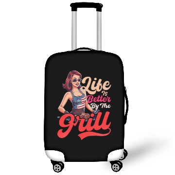 Discover 4th Of July BBQ Better By The Grill Luggage Covers