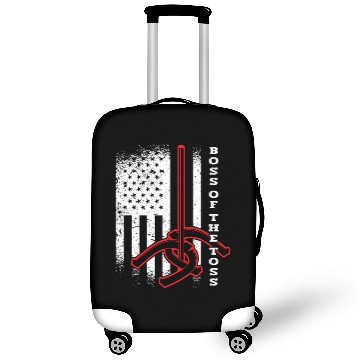 Discover Boss Of The Toss USA Horseshoe Pitching Luggage Covers