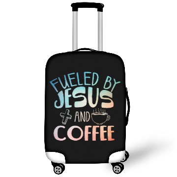 Discover Cool Coffee Jesus Art Christian Coffee Lover Luggage Covers