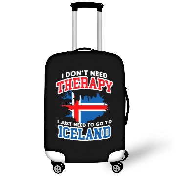Discover Iceland Flag Embrace The Northern Lights Design Luggage Covers