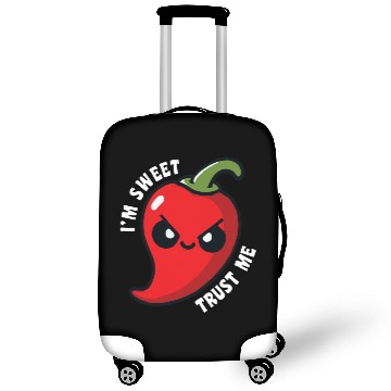 Discover I'm Sweet Trust Me Hot Chili Pepper Funny Luggage Covers