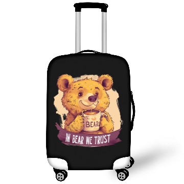 Discover In Bear We Trust a cup of Strong Honey Tea Luggage Covers