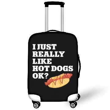 Discover Hot Dog Adult I Just Really Like Luggage Covers