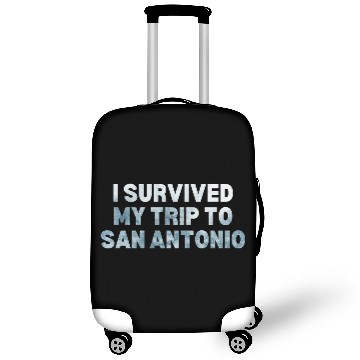 Discover My Trip Traveler Vacation San Antonio Luggage Covers