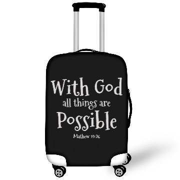 Discover Faith Over Fear Inspirational Christian Design Luggage Covers