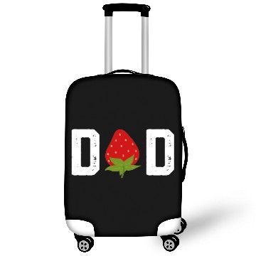 Discover Strawberry Dad Fruit Lover Fruitarian Father's Day Luggage Covers