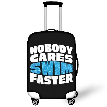 Discover Water Texture Nobody Cares Swim Faster Summer Luggage Covers