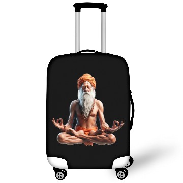 Discover Peaceful Meditation Guru Luggage Covers