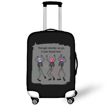 Discover 3 Best Friends Sugar Skull Skeleton 3 bff Trio Luggage Covers